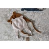 Beige gebreide muts met oortjes - Violet bonnet sandy